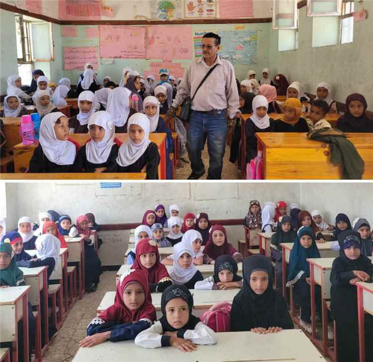 مدير التربية بالحصين يتفقد عدداً من المدارس ويثمن جهود الكوادر التعليمية