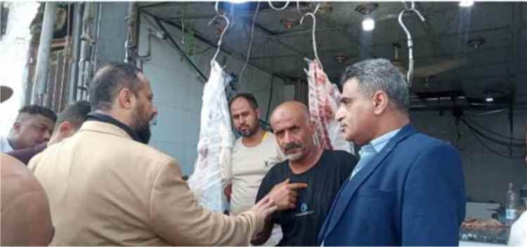 اليزيدي والمسبحي يتفقدان محلات بيع اللحوم ويشددان على الالتزام بالاشتراطات الصحية