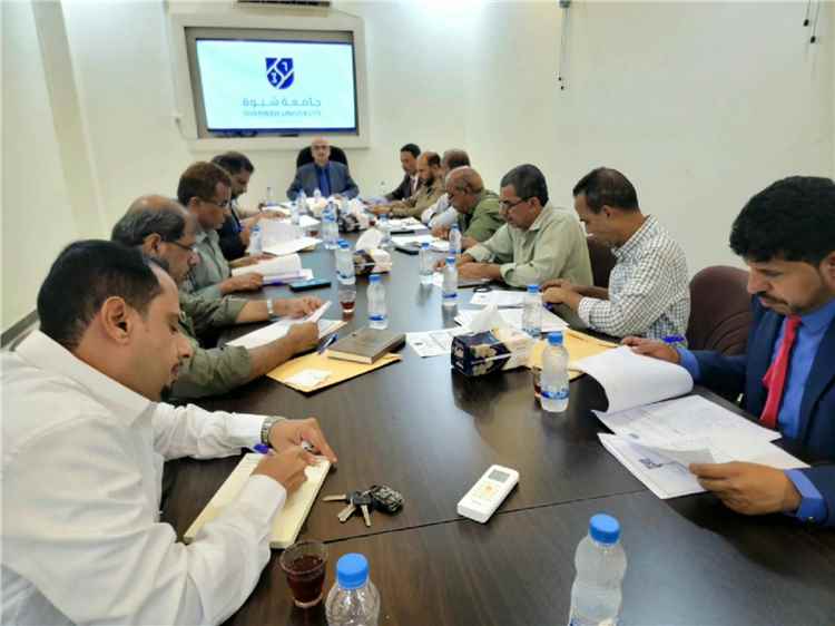 مجلس جامعة شبوة يقر إنشاء مركز للبحوث والدراسات ويعتمد خطط مرافق الجامعة للعام 2026/2027م