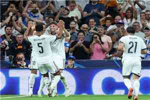 ريال مدريد يتغلب على أنترميلان بهدفين لهدف في دوري أبطال أوروبا