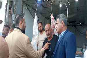 عدن.. اليزيدي والمسبحي يتفقدان محلات بيع اللحوم ويشددان على الالتزام بالاشتراطات الصحية