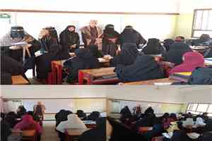 جلال عمر محجوب يدشّن فعاليات اليوم العالمي لمحو الأمية في مركز المصموم بالشيخ عثمان