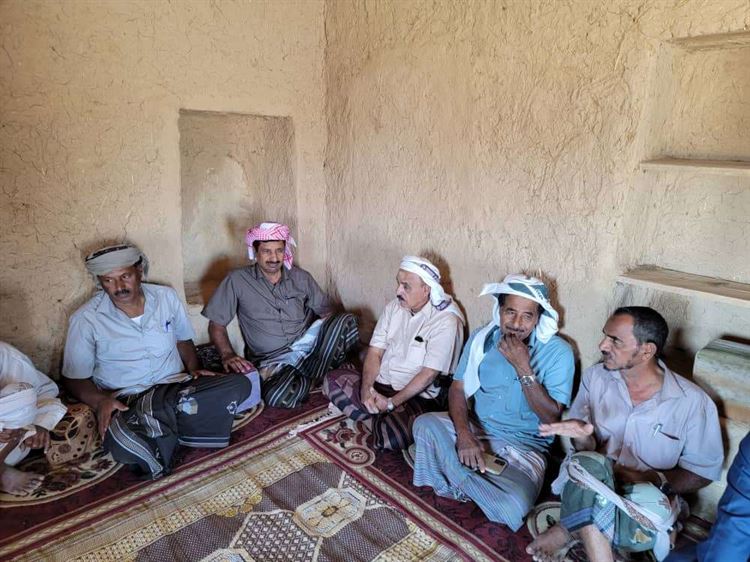 المقدم سالم سعيد بلهوطلي يستضيف عدد من الشخصيات الإعتبارية والٳجتماعية من قبيلة المعارة