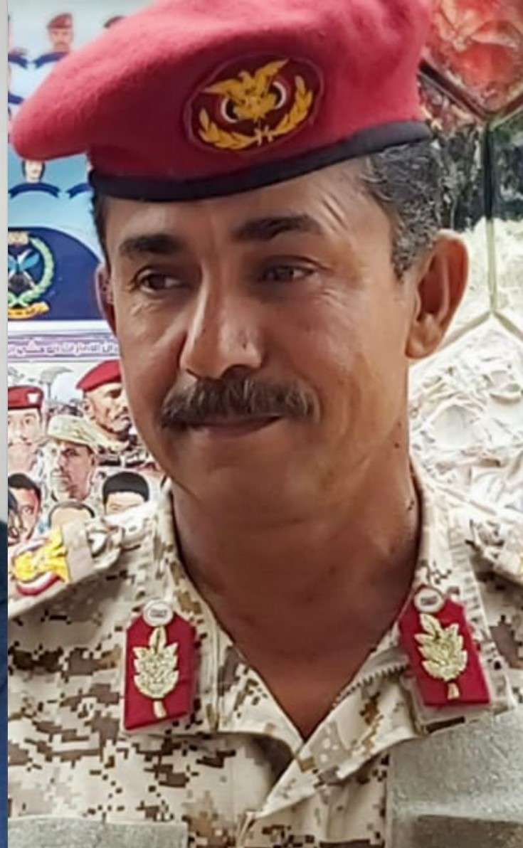 أركان محور أبين العملياتي قائد اللواء 103 مشاة يعزي بوفاة الدكتور فضل الطلي