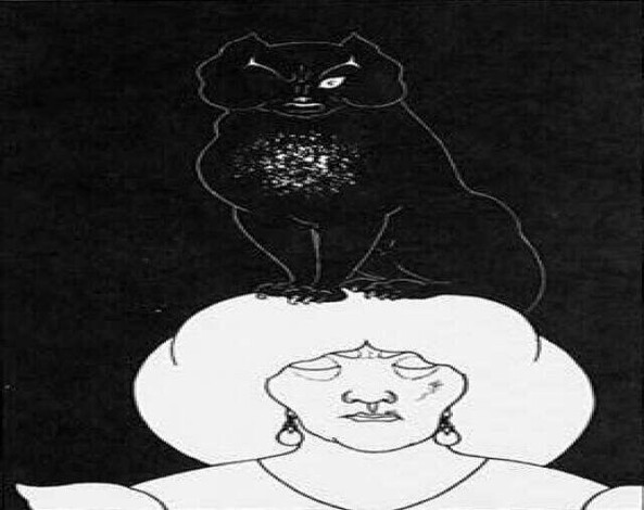 القط الأسود - قصة مترجمة