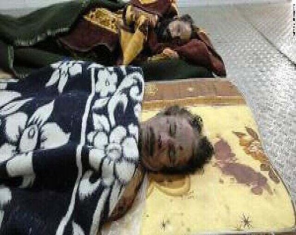 جثمان القذافي يعرض على العامة في سوق للحوم