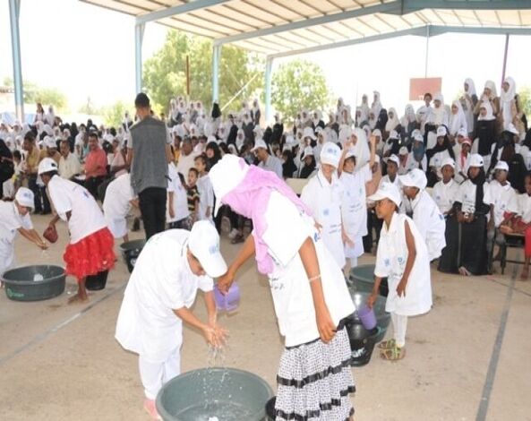 اوكسفام تدشن فعاليات اليوم العالمي لغسل اليدين عدن