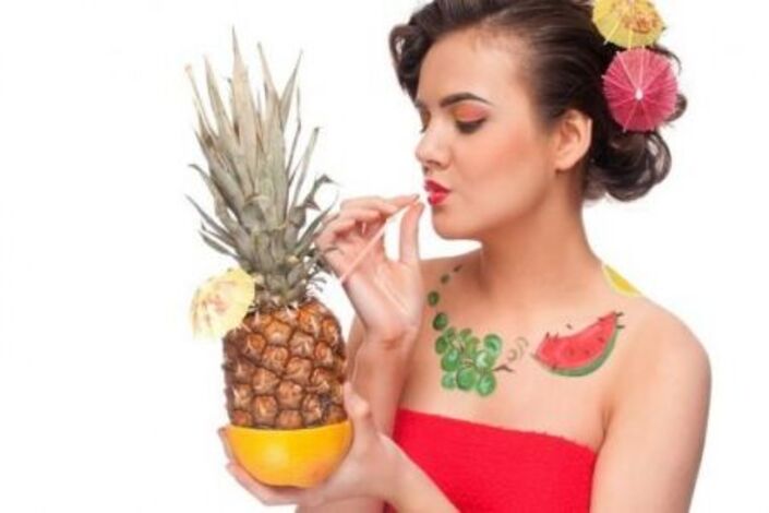 عصير الليمون الهندي والأناناس لخفض الوزن