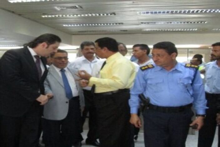 افتتاح صالة الزعفران بمطار عدن الدولي