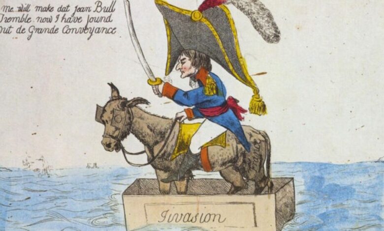 نابليون بريشة رسامي كاريكاتور من القرن 19