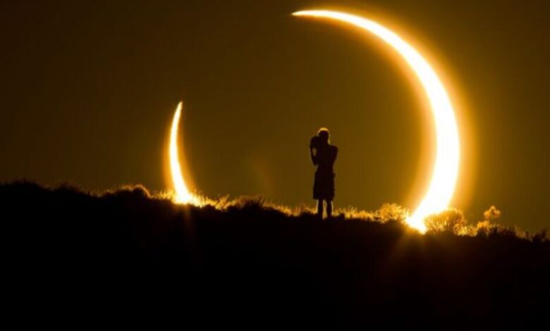 كسوف للشمس يشاهد من المنطقة العربية