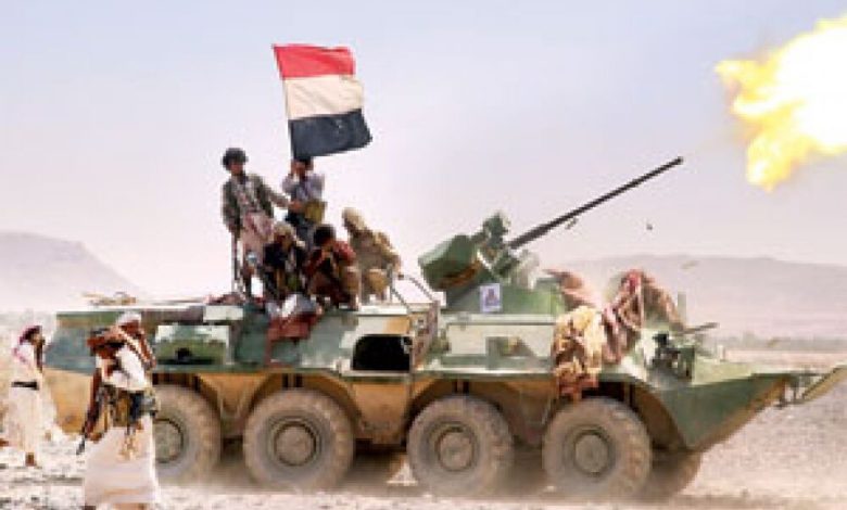 التحالف يدمر أسلحة الانقلابيين في مأرب