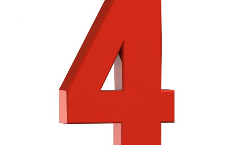 الأربعة وأضعافها 4 في الهندسة والموانئ