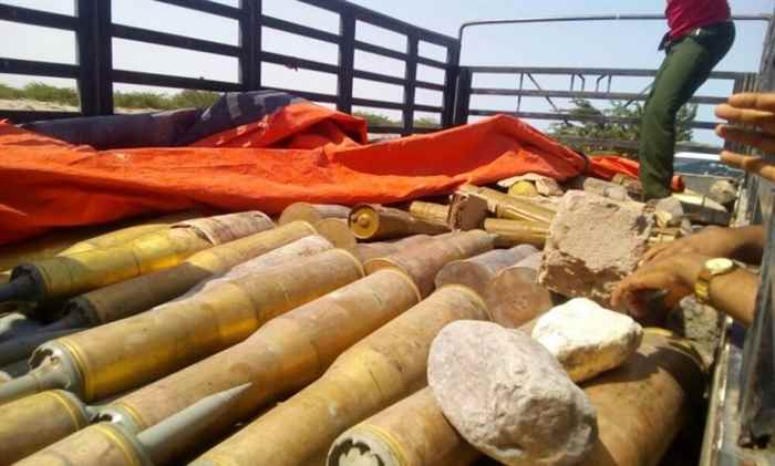 ضبط شاحنة محملة بالمتفجرات كان في طريقها إلى عدن