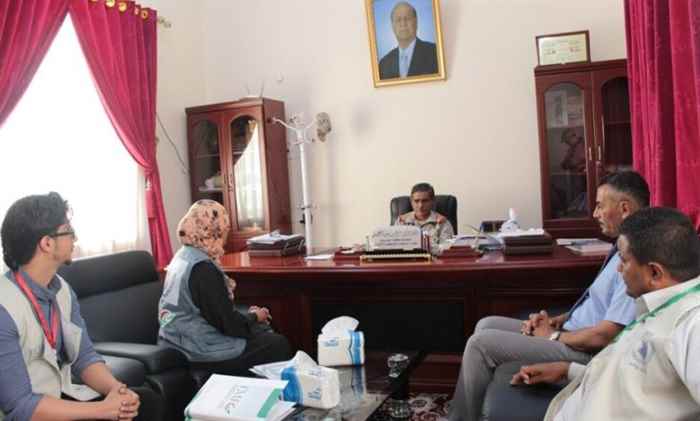 محافظ حضرموت يلتقي وفد المؤسسة الطبية الميدانية لتدشين مشاريع التغذية و الأمن الغذائي بدعم WFP