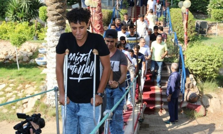 بدعم من دولة الإمارات .. مكتب جرحى الساحل الغربي بالقاهرة ينظم رحلة ترفيهية للجرحى