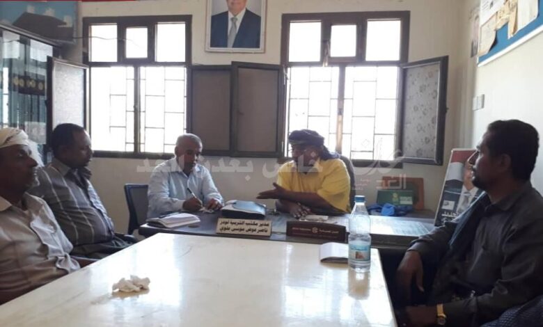 خرجوا بعدد من التوصيات والقرارات .. مجلس أهلي العين وإدارة مدرسة العين يلتقيان بإدارة تربية لودر