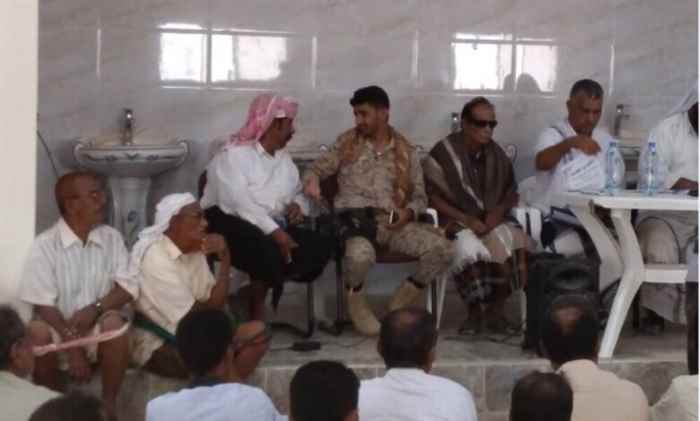 صلح  قبلي بين  قبيلة آل عبدالمانع وآل باعوضه بمحور عزان