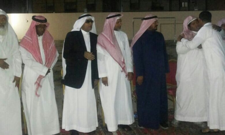 آلـ شماع يستقبلون المعزين بوفاة والدهم  الشيخ اسماعيل الشماع