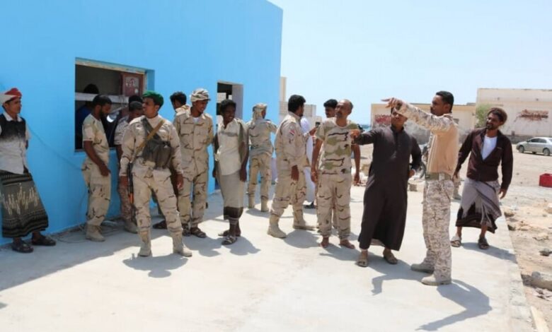 قائد قوات خفر السواحل بمحافظة حضرموت يقوم بزيارة تفقدية للقطاع الشرقي بحضرموت