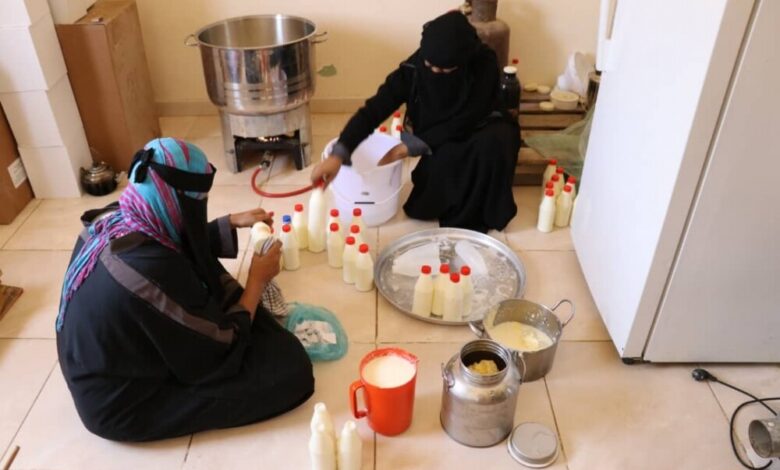 إدارة تنمية المرأة الريفية بأبين .. نجاح كبير رغم شحة الإمكانات !!