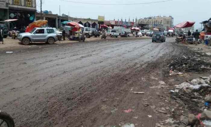 مدير عام قعطبة يستقبل مدير عام مكتب الاشغال العامة بالمحافظة والفريق الهندسي
