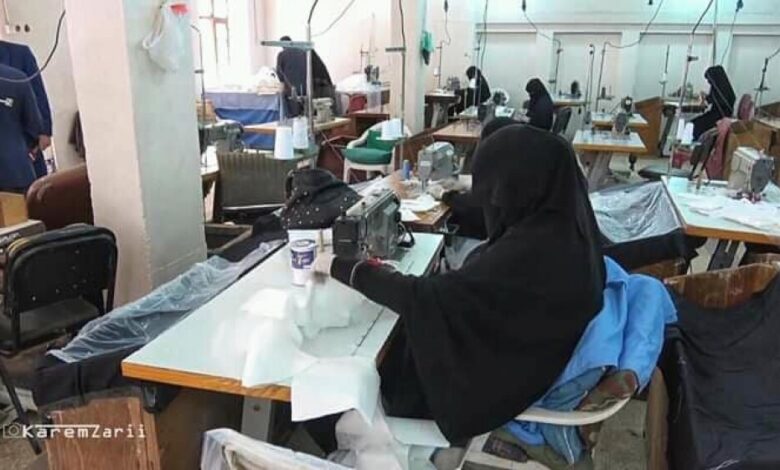 مصنع الغزل والنسيج في صنعاء يعاود التصنيع من جديد