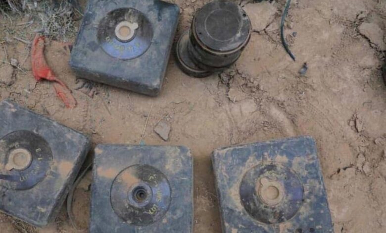 نزع 1185 لغما وعبوة ناسفة خلال الأسبوع الرابع من يونيو
