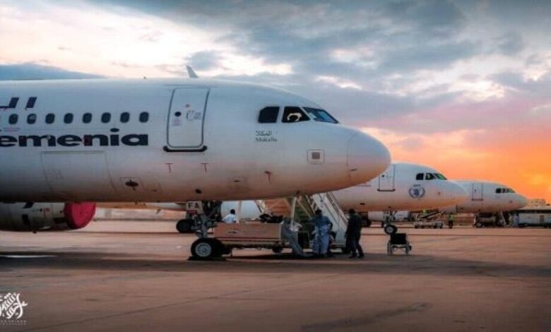 طيران اليمنية وجني سليمان