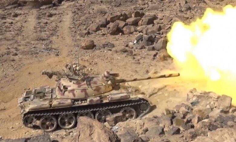 اشتعال المعارك بين الجيش الوطني والحوثيين في مأرب