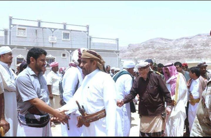 ضيف حضرموت الشيخ / سالم بن عامر النهدي يحل ضيفا على قبيلة السادة آل مولى الدولية بمديرية السوم