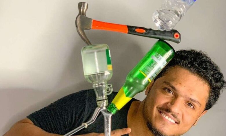 شاب يمني يدخل موسوعة غينيس بتحطيم رقم قياسي في "تحدي الجاذبية"