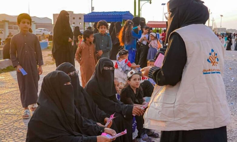 مؤسسة شبوة لمكافحة السرطان تنفذ النزول الميداني التوعوي في حديقة 611