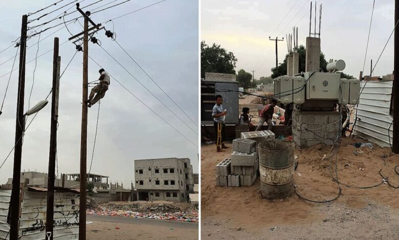 أبناء المحلة بتبن يرفضون أسلوب العقاب الجماعي الذي تنتهجه مؤسسة كهرباء لحج ويطالبون الانتقالي والمحافظ بالتدخل